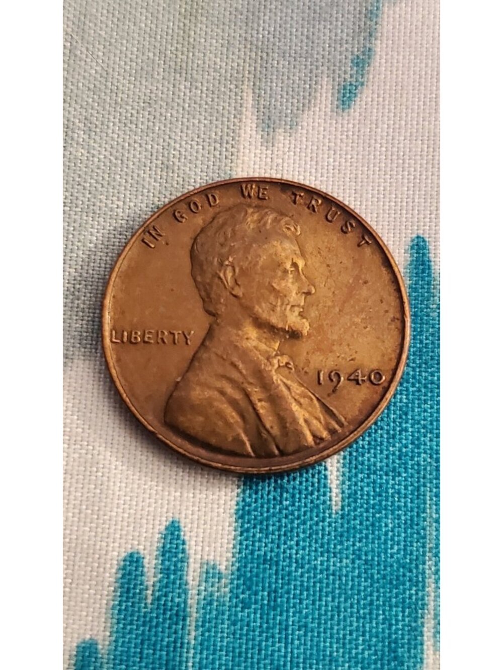 1940 Lincoln Wheat Penny No Mint Mark Circulated One Cent